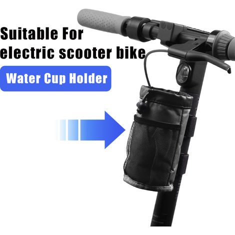 Waterproof water bottle bag compatible with the handlebars and support bars of Ninebot M365/PRO G30 electric scooters. (1/4)