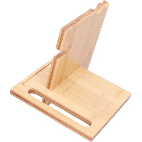 Handyhalterung aus Holz, multifunktionaler Wandorganizer mit Kartenfach, Schreibtischbox, moderne Wohnzimmerdekoration (1/5)