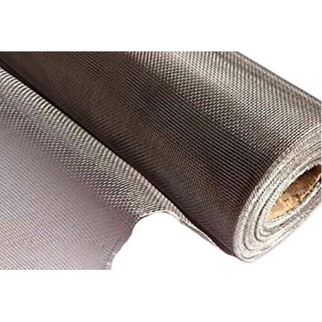 RETE ZANZARIERA CALIFORNIA H120 CM X 30 MT  ACCIAIO INOX