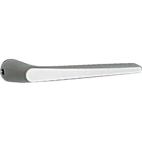 Béquille simple en aluminium finition argent carré de 8 pour ensemble sur plaque porte palière - VACHETTE