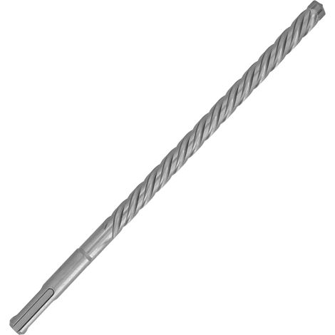 Punta Sds Plus a 8 taglienti speciali per cemento armato Ø 10 x 260 mm. Punta da trapano per muro, Punta da trapano per fondazio (1/5)