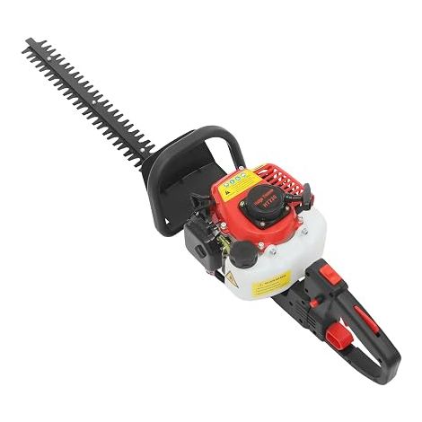 Taille-haie à essence, 22,5CC 1,25 ch Taille-haie à moteur, Taille-haie de jardin, Taille-haie motorisée, Poignée manuelle pivotante, Système anti-vibration, Embrayage centrifuge (1/5)