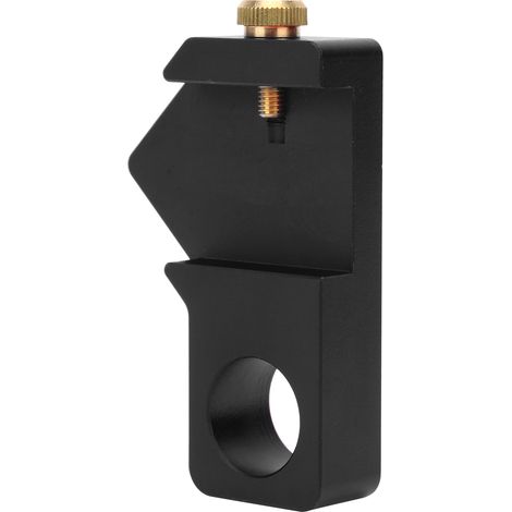 Règle de menuiserie à blocage réglable avec butée de fixation et guide de coupe (Noir) (1/5)