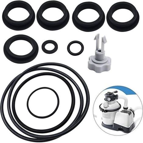 Kit de réparation pour filtre à sable - valve de libération d'air et joints toriques pour pompes à filtre à sable Intex (1/5)