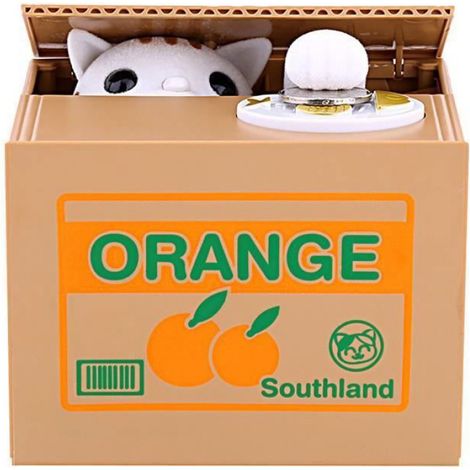 Tirelire - - Chat voleur - Motif chat - Enfant - Cadeau créatif (1/4)