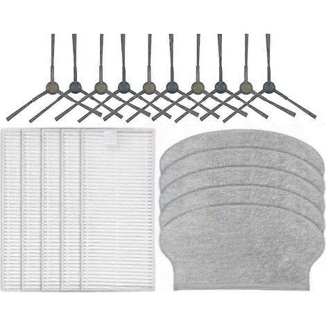 Filtre pour aspirateur brosse pour aspirateur Filtre de brosse pour aspirateur filtre de 20PCS M6 / NER600 Aspirateur Side Brosse HEPA Filtre Serpillière Cloth pièce détachée (1/5)