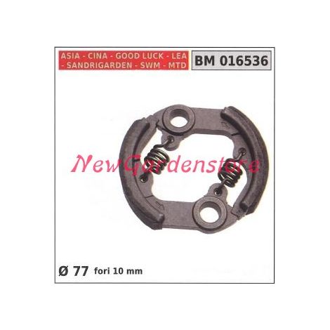 Frizione completa CINA motore decespugliatore Ø77 foro 10mm 016536