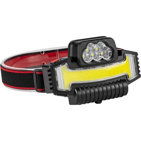 Lampe Frontale, Torche Frontale LED USB Rechargeable Puissante, avec lumière rouge bleu, phare étanche, pour Le de extérieur Camping, la Pêche, la Cave, Le Jogging et la Randonnée (1/5)
