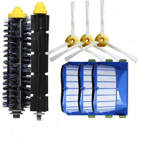 Kit Accessoires Roomba 600 - Brosse Rouleau Filtre HEPA Brosse Latérale - Pour Robot Aspirateur Série 600 - 8 Pièces (1/5)