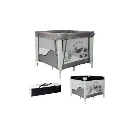 BAMBISOL - Folding Baby Playpen/Crib 90x90cm with 2 Sleeping Levels - Carry Bag. PlayArea (1/5)