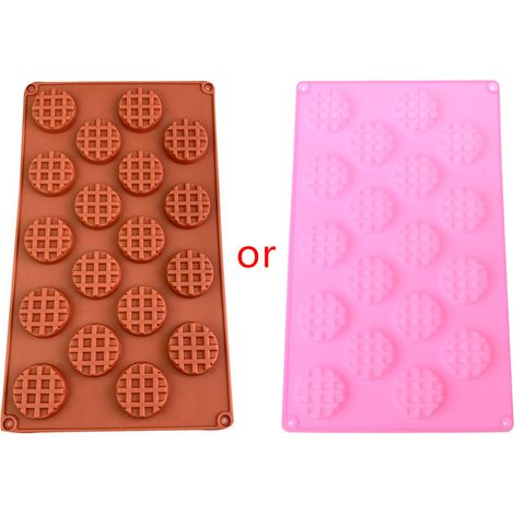 Moule en silicone à 18 cavités pour gaufres, biscuits, chocolats et autres préparations. - AquaForge (1/5)