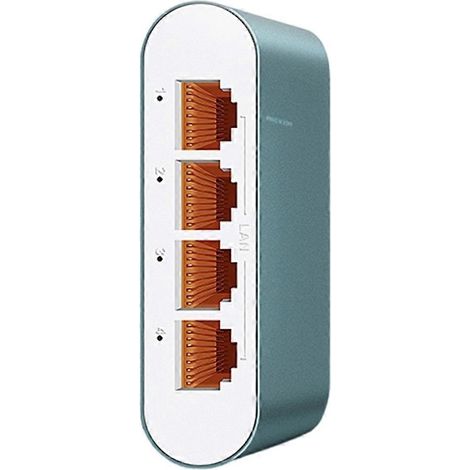 Répartiteur Ethernet haut débit 2,5G, 1 port d'entrée PoE, 4 ports de sortie, commutateur réseau, alimentation USB-C, installation facile (plug and play), 4 ports (1/5)