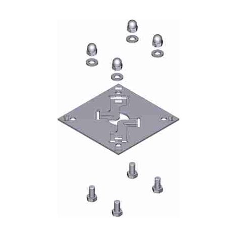 Base Ancoraggio Colonnina 70X70Mm Ricambio CAME 119RIR001