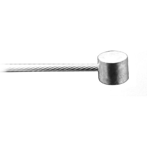 Cable de freno tándem largo 2750/1,6 mm de acero galvanizado para MTB trekking Alhonga (1/2)