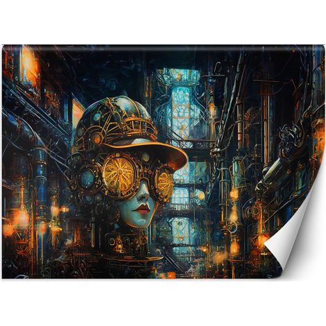 Fototapete Weiblicher Steampunk Abstraktion 150x105 cm (1/5)