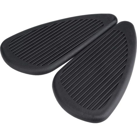 2Pcslacki Slip Tractionad Gas Fuel Stickersor Retros - et Résistant aux Intempéries (BLACK) (1/5)