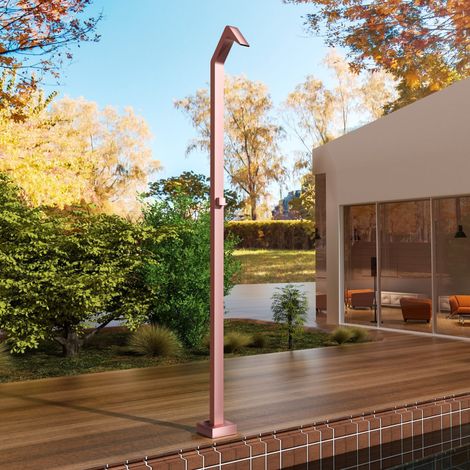 Imex -  Ducha Piscina Exterior Acero S.316 Rosa Serie  Niagara