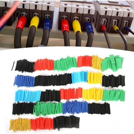Set mit 1060 farbigen Schrumpfschläuchen (Beutel) (1/5)