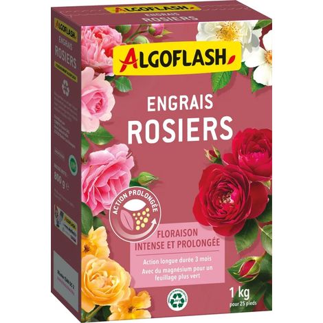 Fertilizante algoflash prolonged action para rosas 1kg 3 meses