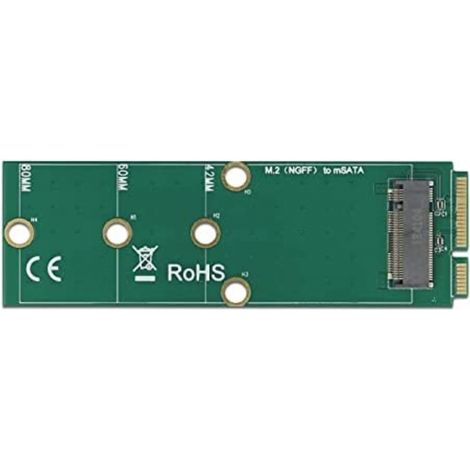 Delock Adapter mSATA zu M.2 Key B Slot