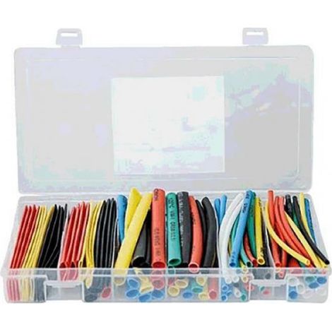 Box guaine termorestringenti multicolor conf. 100 pezzi (1/4)
