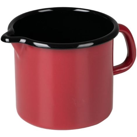 Riess Schnabeltopf Ø12cm 1L Color Rot Emaille