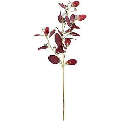 Feuilles d'eucalyptus artificielles, fausses fleurs, plante, décoration pour mariage, maison, café, fête2 (1/5)