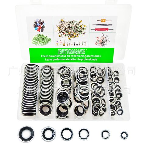 180-teiliges Universal-Hochdruck-Ölleitungsdichtungs-Reparaturset mit O-Ringen (1/4)