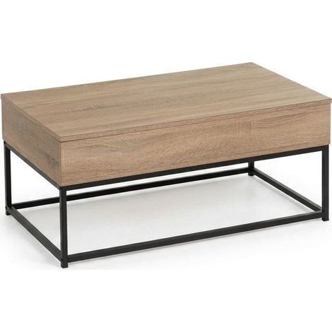 Tavolino da Caffè con Coperchio Sollevabile Salotto Moderno 100x55x40cm (1/5)