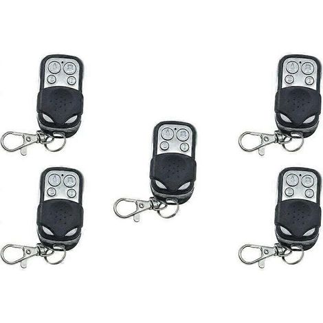 Télécommande universelle 433 MHz (type copie), compatible avec les portes de garage de motos et de voitures (lot de 4). (1/5)