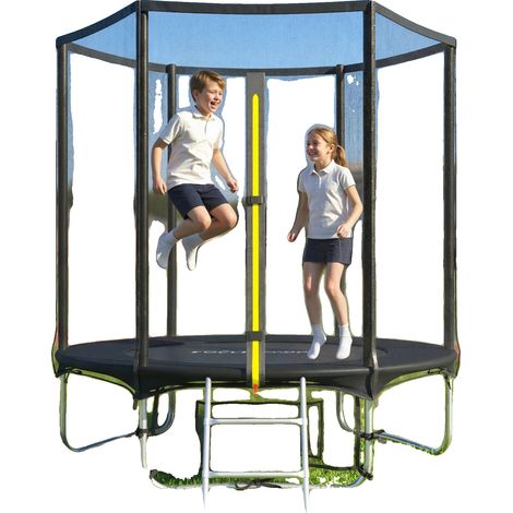 Trampoline, Filet de sécurité, Capacité de charge 80 kg, noir (1/5)