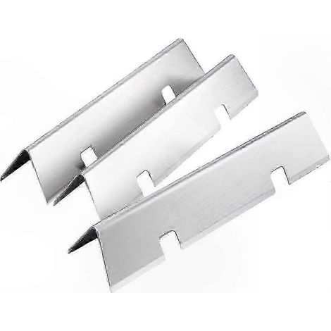 Barres de saveur en acier inoxydable, lot de 3, 38,9 cm, compatibles avec Spirit II 200/200 Série, adaptées aux modèles E/S210/220 de 2013, couleur argent. (1/5)