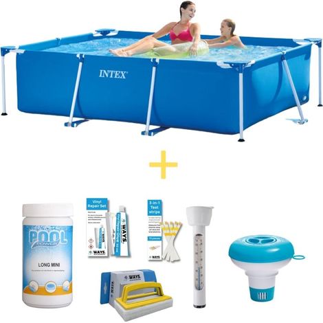 Intex Piscine Tubulaire Rectangulaire - 220x150x60 cm - 7-pièces  S21247 (1/4)