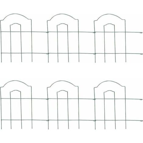 Bordure de jardin en métal Lawn 3m Lot de 6 (1/5)