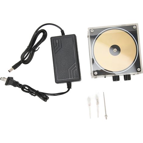 Bobine musicale 10 cm à semi-conducteurs Bluetooth, haut-parleur à plasma à arc, jouet de bureau avec éclairage artificiel, prise US 100-240 V (1/5)