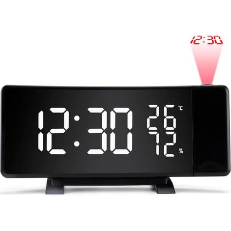 Réveil à projection LED multifonctionnel (1/5)