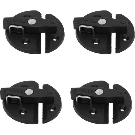 Verrou rotatif à bouton-poussoir en nylon durable (1/5)