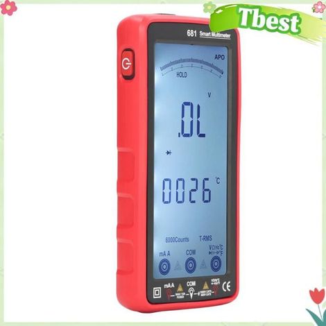 Tbest multimètre NCV Multimètre Numérique de USB avec Capteur NCV TRMS 6000 Points pour la Détection de moto multimetre (1/5)