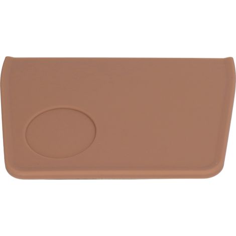 Tapis de Tassage Silicone avec Fente pour Tasseur - Station de Tampage Marron pour Café (1/5)