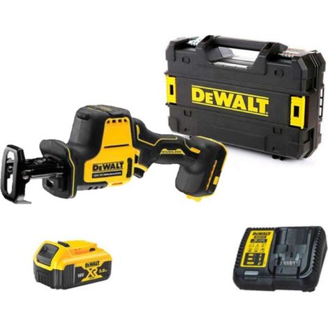 Dewalt DCS369P1T-QW Scie sabre XR 18V 1 X 5.0 Ah batteries + chargeur en coffret