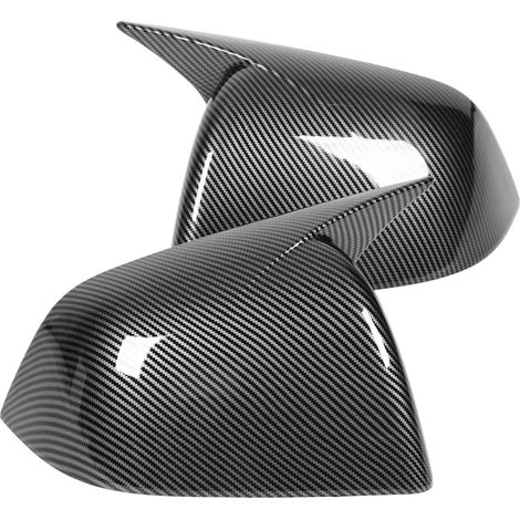 Retroviseur latéral extérieur brillant Coque remplacement carbone pour Tesla Model Y 2020-2023 (1/5)