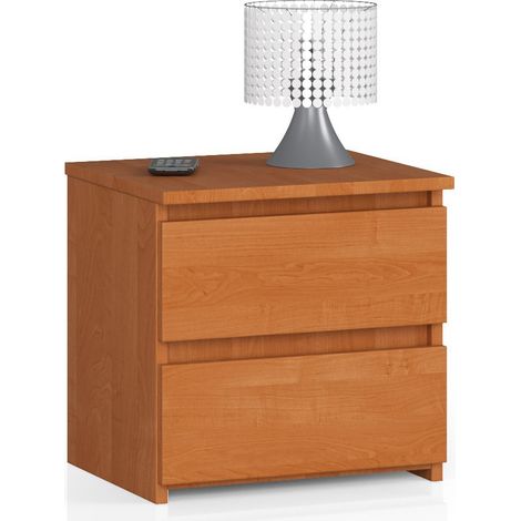 Comodino AKORD CL2 Ontano 40 cm 2 cassetti 40x35x40 cm (1/6)