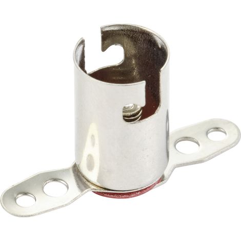 TRU COMPONENTS TC-10477732 Lampenfassung Sockel (Miniaturlampen): BA9s Anschluss (Sockel): Lötöse 1 (1/4)