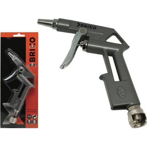 Pistola soffiaggio Brixo aria compressa in alluminio attacco M 1/ 4''
