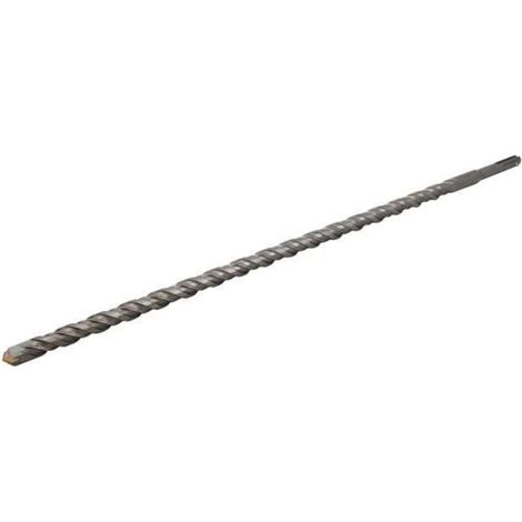 Foret béton SDS 32 mm – Longueur 800 mm – Longueur utile 710 mm – Acier trempé avec revêtement carbure – Pour perçage béton et maçonnerie – (1/3)