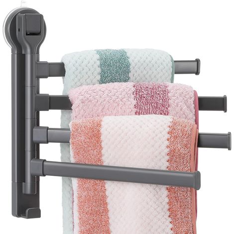 Toothbrush Organizer with Suction Cup Holder and Cups for