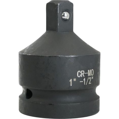 Adaptateur douille 1 vers 1/2, douille reducteur, cliquet réduction adapteur acier chrome - molybdène(CR-MO) (1 vers 1/2) (1/5)