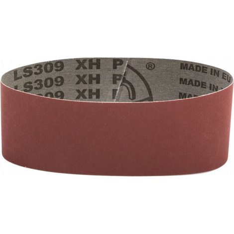 Ceinture de ponçage pour ponceuse à bande Klingspor LS 309 XH 75x457 mm K180 10 unités