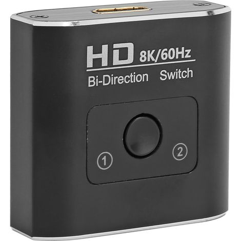 Commutateur HDMI Bidirectionnel 8K 60Hz 2 Ports 48Gbps pour Xbox PS5 TV (1/5)