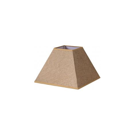 Pantalla Piramide Divos E27 Marron 20dx10dx15h Saco-yute